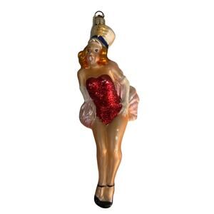 Christopher Radko 2000 'GAMS GALORE' Radio City Rockette Glamour Girl Ornament